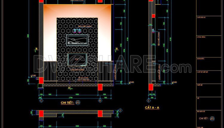 309. CAD detailed drawings of vertical facade wall sections for townhouses