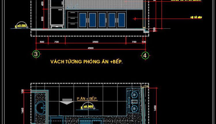312. Detailed architectural CAD drawings of vertical facade wall sections townhouse