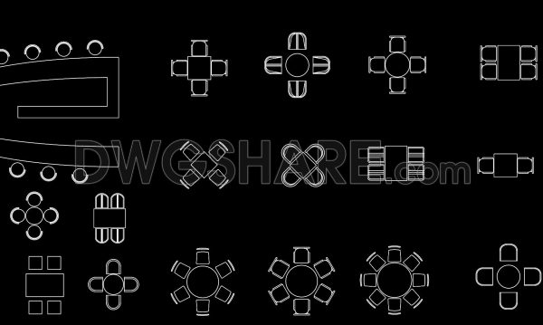 2 years ago
                

                
             707312. Free download Dining Set CAD blocks