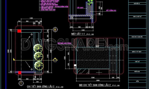 2 years ago
                

                
             593319. Detailed architectural CAD drawings of the balcony, railing, and skylight roof of the townhouse
