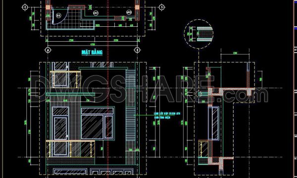 2 years ago
                

                
             592326. Free download of detailed architectural CAD drawings for facades, balconies, staircases, and restrooms in townhouses