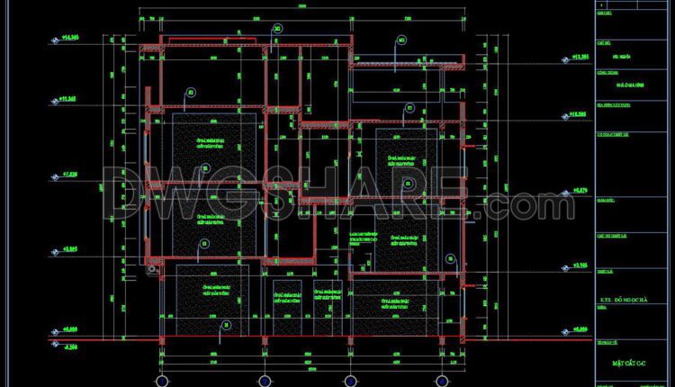 360. Download CAD Design Drawings for a 4-Story House with Dimensions 4.8m x 15m