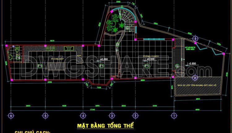 39. Download free detailed CAD drawings of floor plans for a 4-story townhouse
