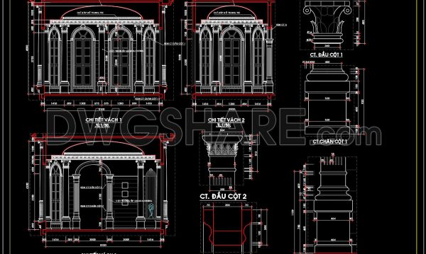 2 years ago
                

                
             1,428501. Free Download of CAD drawings of European classical architectural details