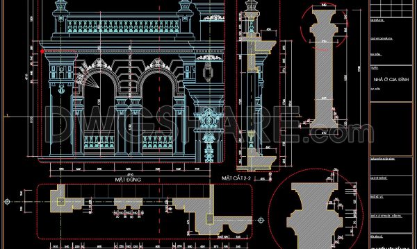 2 years ago
                

                
             1,589503. Free download of CAD drawings of European classical architectural details