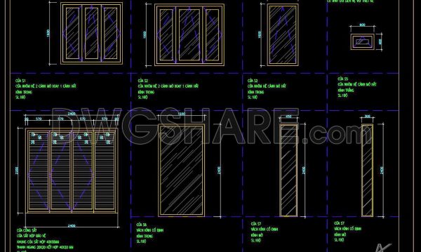 2 years ago
                

                
             352522. Detailed CAD Drawings Of Doors, Windows For Download