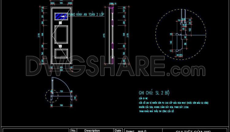 529. Detailed CAD Drawings Of Doors, Windows For Download