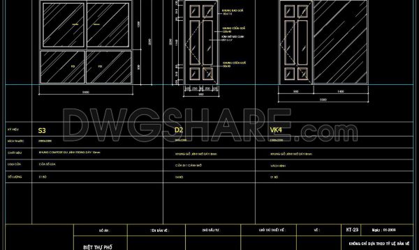2 years ago
                

                
             298531. Detailed CAD Drawings Of Doors, Windows For Download