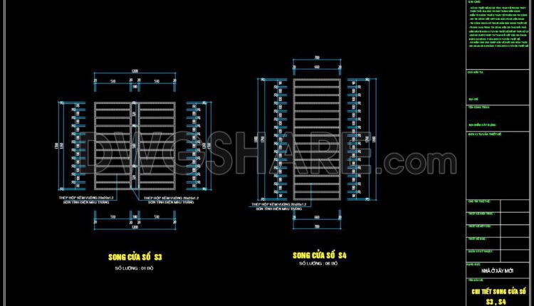 536. Detailed CAD Drawings Of Doors, Windows For Download