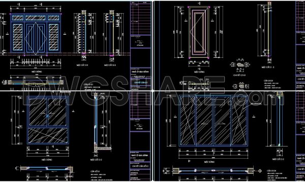 2 years ago
                

                
             569542. Detailed CAD Drawings Of Doors, Windows For Download