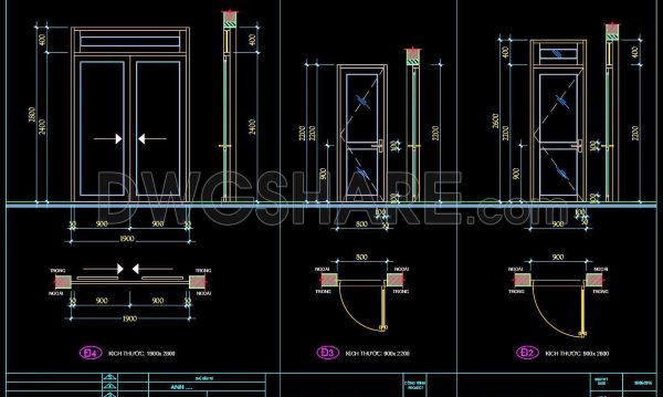 2 years ago
                

                
             669543. Detailed CAD Drawings Of Doors, Windows For Download
