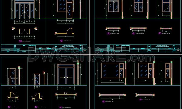 2 years ago
                

                
             920544. Detailed CAD Drawings Of Doors, Windows For Download