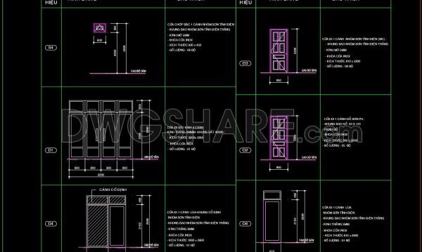 2 years ago
                

                
             405558. Detailed CAD Drawings Of Doors, Windows For Download