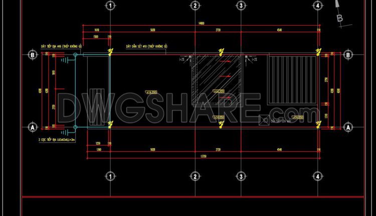 92. CAD drawings for detailed electrical designs for a 3-story townhouse