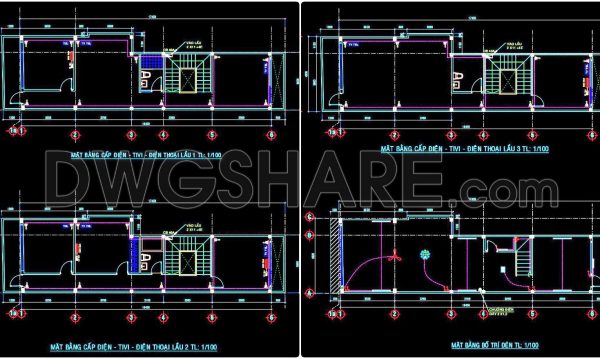 2 years ago
                

                
             560101. CAD drawings detailing the design of water supply and drainage systems for a 3-story townhouse