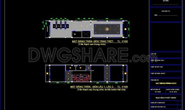 2 years ago
                

                
             457119. Detailed CAD drawings for the ceiling layout design of a 3-story townhouse
