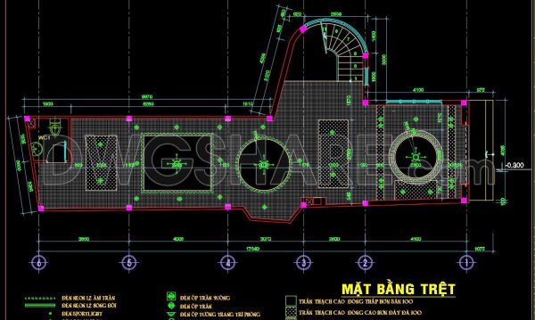 2 years ago
                

                
             468123. Detailed CAD drawings for the ceiling layout design of a 2-story townhouse