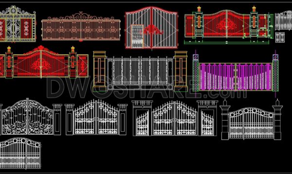 2 years ago
                

                
             2,047157. CAD drawings detailing gates and fences available for download