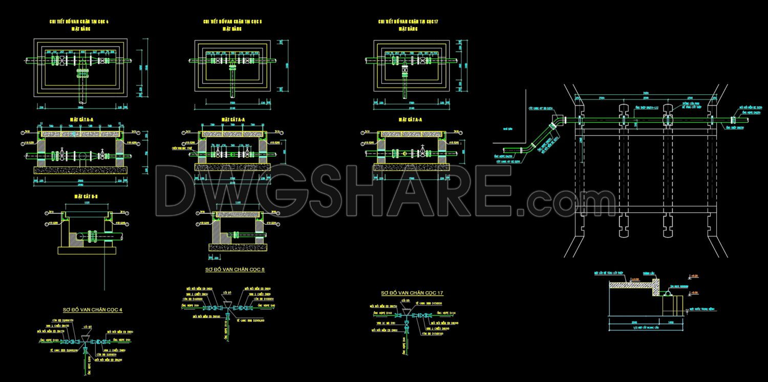 220. Download free CAD technical drawings of Electrical and Water systems