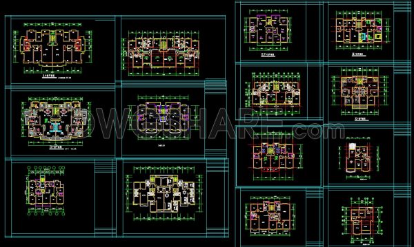 230. Functional layout plans of apartments ranging from 90m2 to 140m2