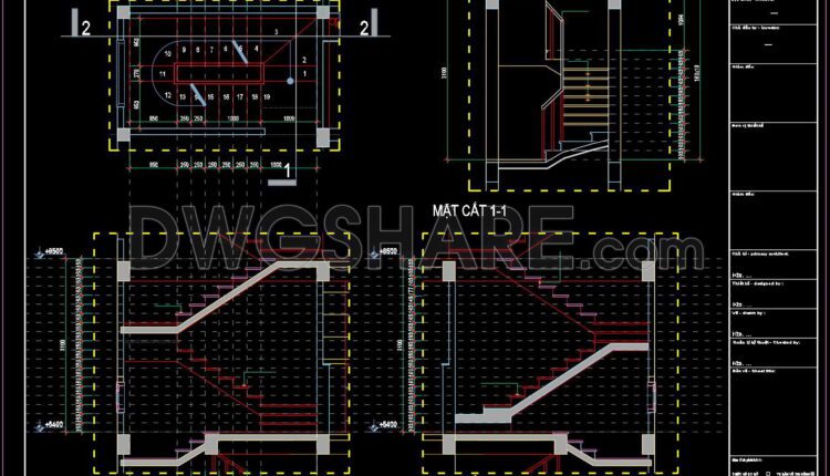 236. Download detailed CAD drawings of townhouse stairs