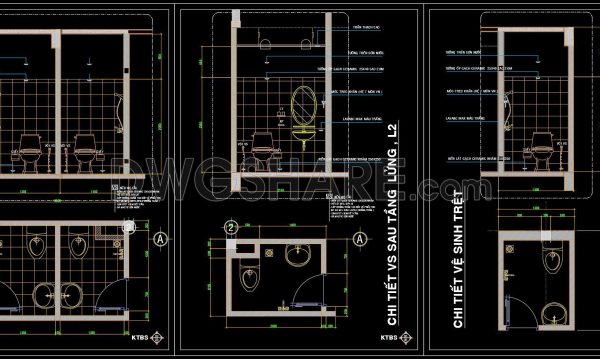 2 years ago
                

                
             558240. Free download of CAD technical drawings for the construction of bathrooms in townhouses