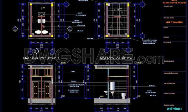 2 years ago
                

                
             394242. Free download of CAD technical drawings for the construction of bathrooms in townhouses