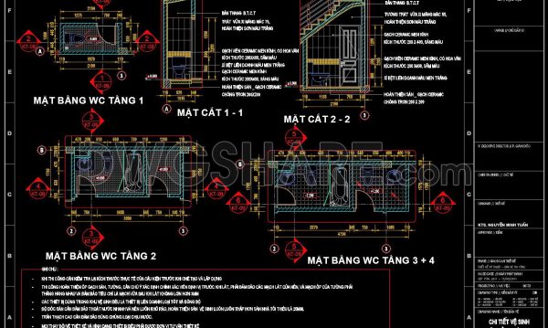 2 years ago
                

                
             426246. Free download of CAD technical drawings for the construction of bathrooms in townhouses