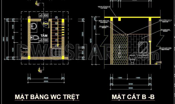 2 years ago
                

                
             545253. Free download of CAD technical drawings for the construction of bathrooms in townhouses