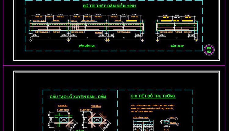 257. Structural Drawings Of 3-Story House A Complete Project 4m x 18m For Download