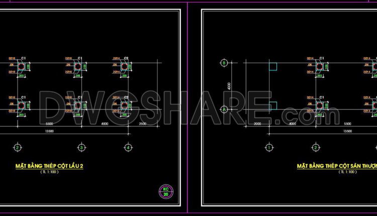 257. Structural Drawings Of 3-Story House A Complete Project 4m x 18m For Download