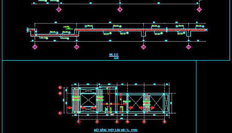 258. Structural Drawings Of 4-Story House A Complete Project 4.9m x 16.5m For Download