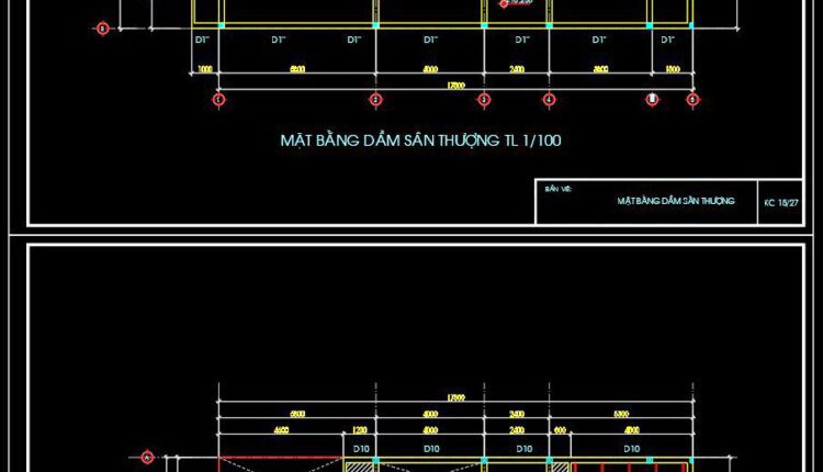 259. Structural Drawings Of 3-Story House A Complete Project 5m x 17.5m For Download