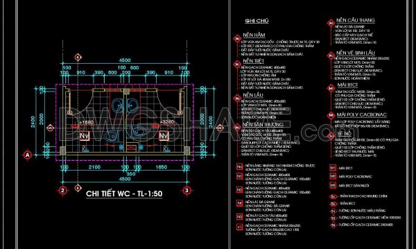 2 years ago
                

                
             483260. Free download of CAD technical drawings for the construction of bathrooms in townhouses