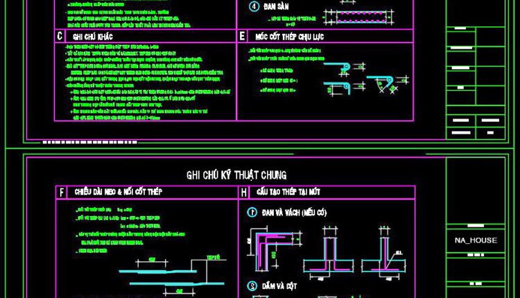 260. Structural Drawings Of 3-Story House A Complete Project 4.8m x 16.1m For Download