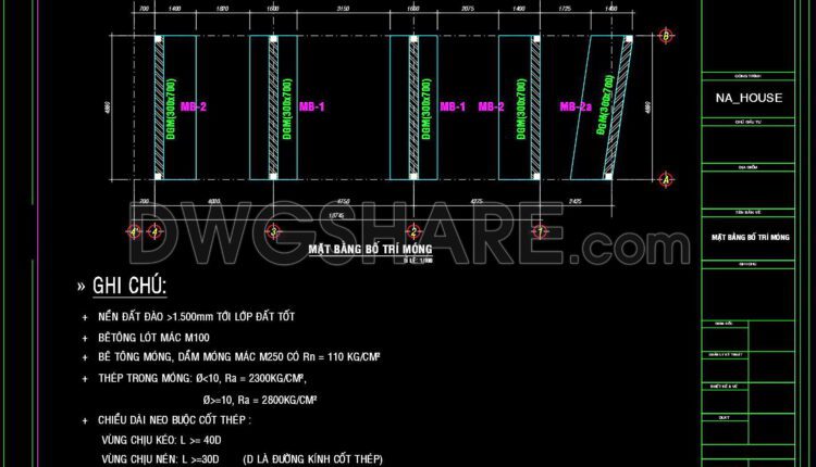 260. Structural Drawings Of 3-Story House A Complete Project 4.8m x 16.1m For Download