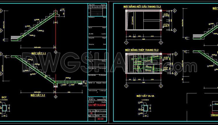 265. Structural Drawings Of 4-Story House A Complete Project 5.7m x 13.8m For Download