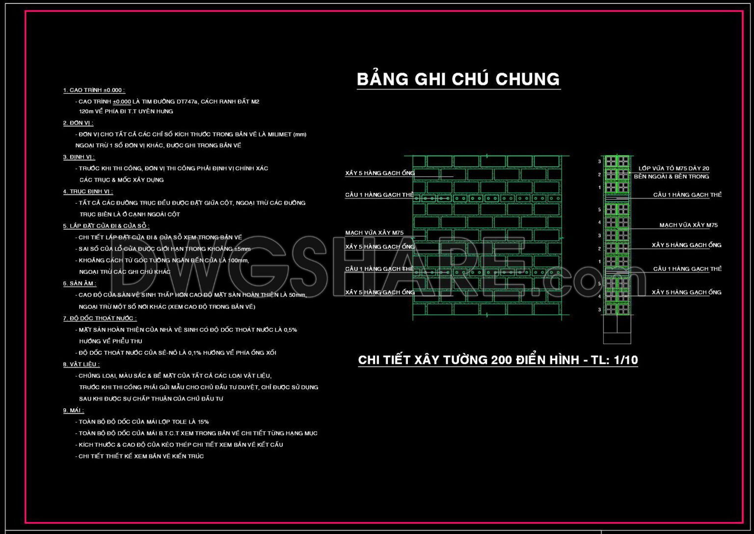 29. Free download of CAD drawings for architectural notes and ...