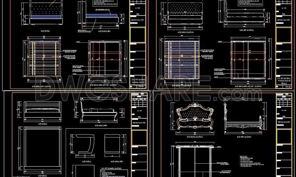 2 years ago
                

                
             966327. Free download CAD drawings of the technical details of various types of beds