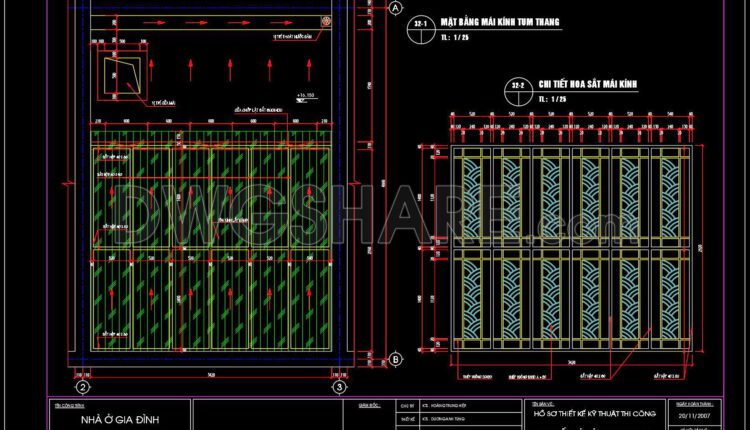 333. Free download of detailed architectural CAD drawings for facades, balconies, staircases, and restrooms in townhouses