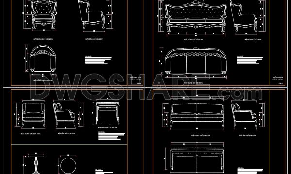 2 years ago
                

                
             1,486336. Free Download CAD drawings of the technical details of various types of Sofas
