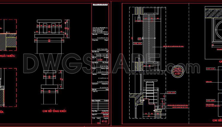 340. Free download of detailed architectural CAD drawings for elevations, glass roofs, stairs, and balconies