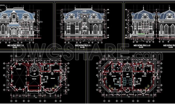 2 years ago
                

                
             2,697366. Download CAD Design Drawings for a 3-Story House with Dimensions 8.5m x 15.7m