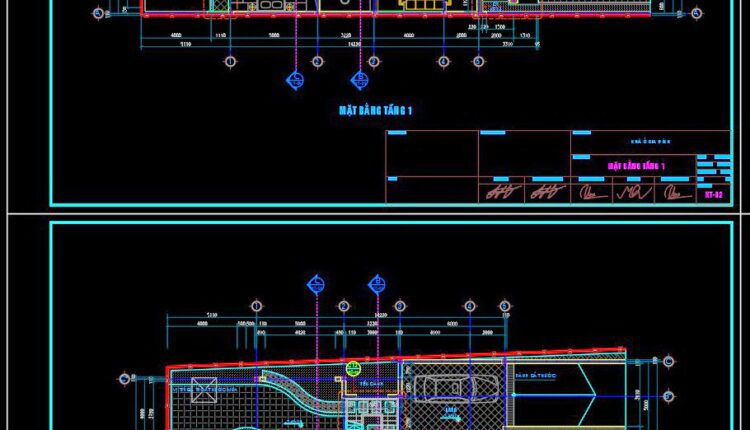 377. Download CAD Design Drawings for a 3-Story House with an area of 300m2