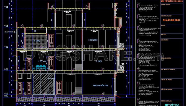 378. Download CAD Design Drawings for a 4-Story House with Dimensions 10m x 17m