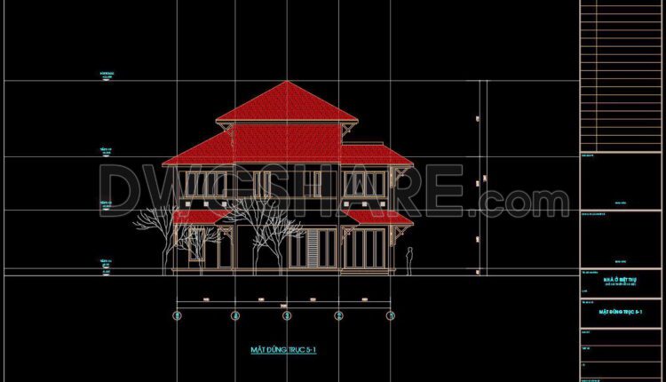 381. Download CAD Design Drawings for a 3-Story House with Dimensions 13.2m x 19.5m