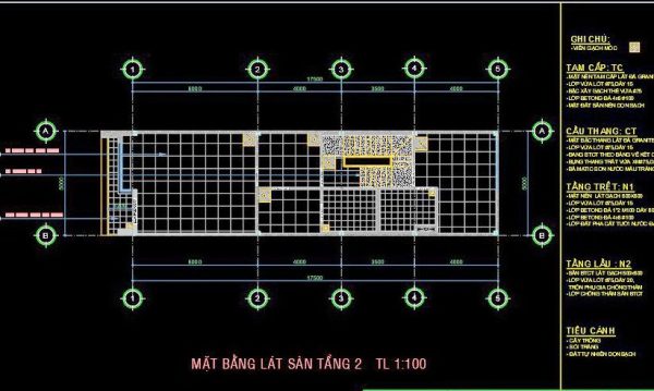 41. Download free detailed CAD drawings of floor plans for a 4-story townhouse