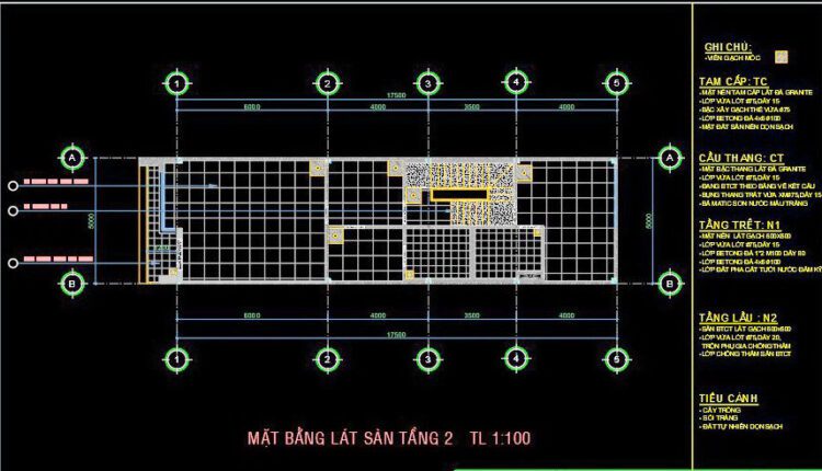 41. Download free detailed CAD drawings of floor plans for a 4-story townhouse