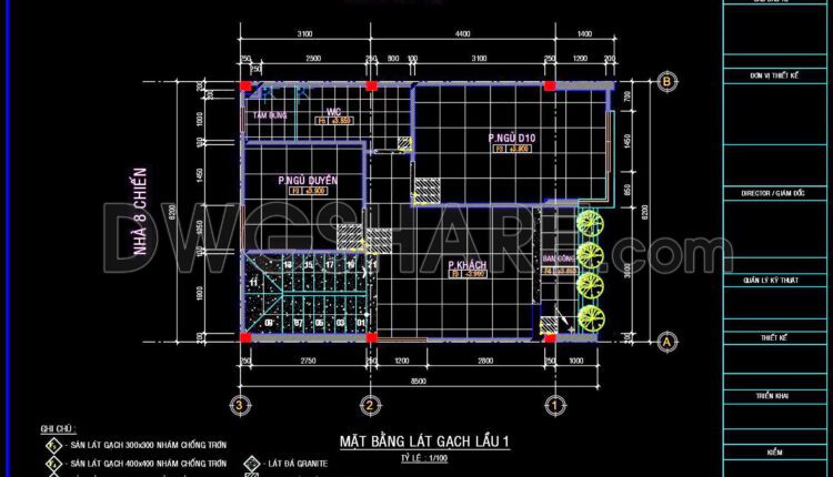 47. Download free detailed CAD drawings of floor plans for a 2-story townhouse