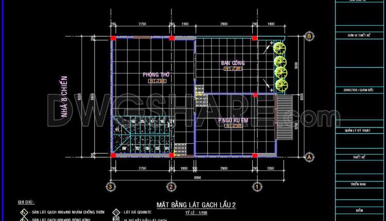 47. Download free detailed CAD drawings of floor plans for a 2-story townhouse